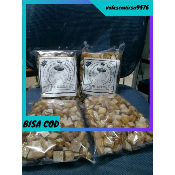 

⭐BISA COD⭐ KERUPUK / RAMBAK / KRECEK SAPI MENTAH