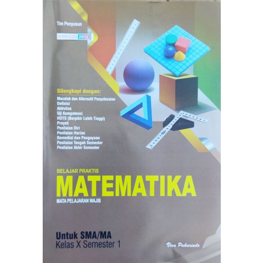 Terbaru! Buku LKS SMA / MA KELAS 10 K.13 TA 2022/2023 SEMESTER 1 l viva pakarindo-MATEMATIKA WAJIB