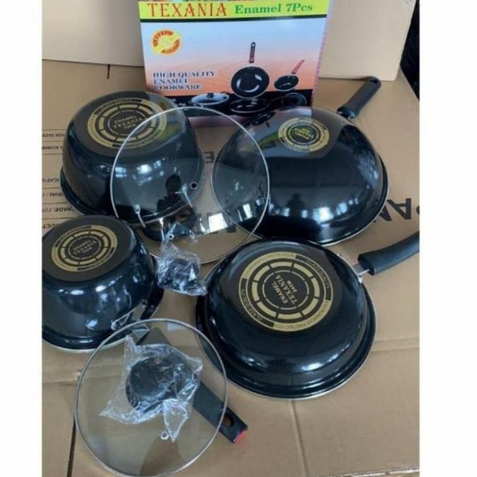 Panci Enamel Set 7Pcs Texania Pe8278