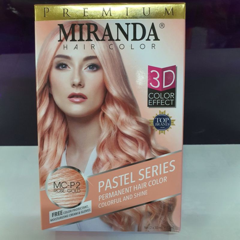 miranda hair color pastel series (2×30ml)+10ml