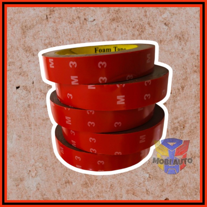 

Unik Double Tape 3M Vhb Merah Perekat Bolak Balik Bagus