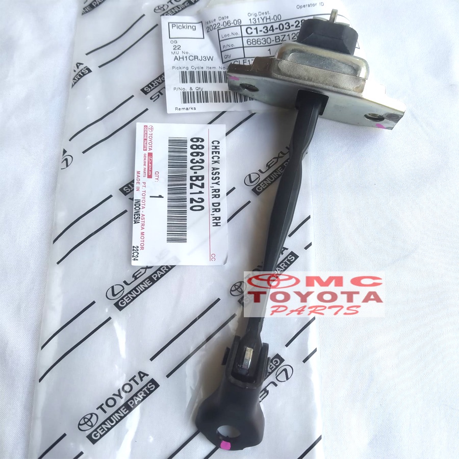 Stopper Check Door Pintu Tengah Avanza Xenia All New 68630-BZ120