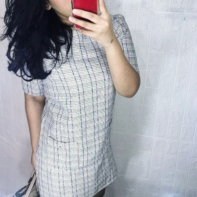 CLARYN dress casual | dress pendek