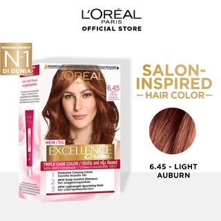  L Oreal  Paris Excellence Creme Hair Color 6 45 Light  