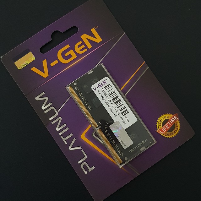 RAM LAPTOP V-GEN PLATINUM DDR4 4GB 2666 PC-21300 SODIMM VGEN