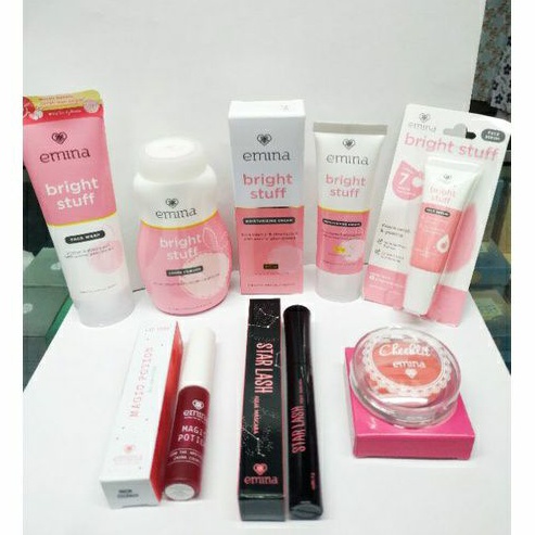 (Bisa COD) Paket Emina Murah Makeup + Skincare 7in1 untuk Remaja dan Dewasa