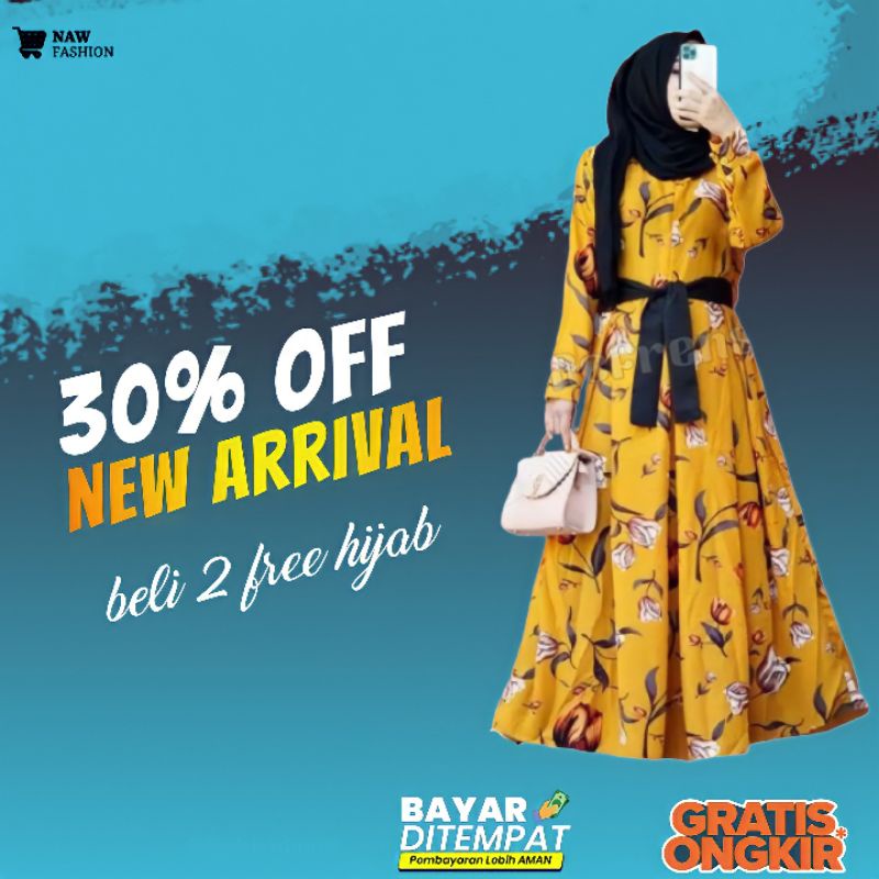 Baju Gamis Syari Muslim Lebaran Brukat Wanita Perempuan Dewasa Remaja Kekinian Terbaru 2021 Murah