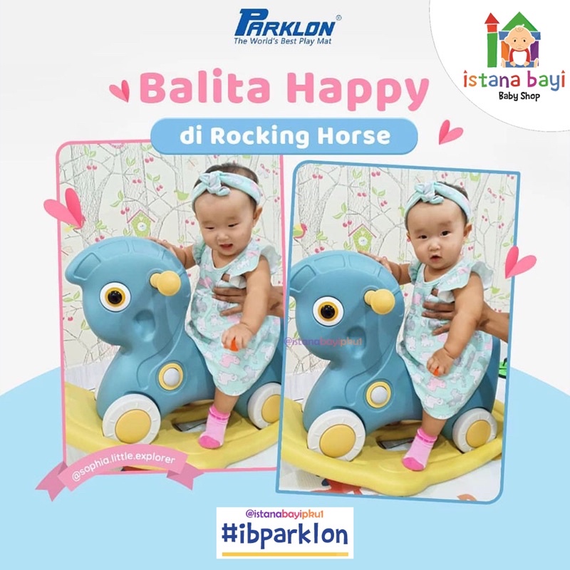 Parklon Rocking Horse 2 in 1 / Mainan Kuda Ayunan Parklon Rocking Horse 2 in 1 / Kuda Rocking / Mainan Kuda Ayunan