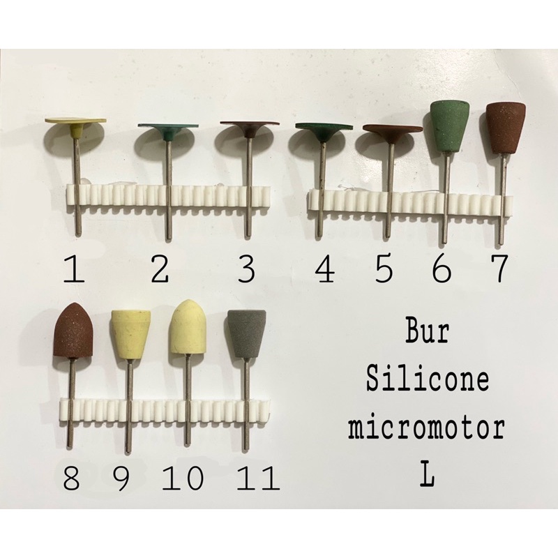 Bur Silicone/ rubber micromotor L