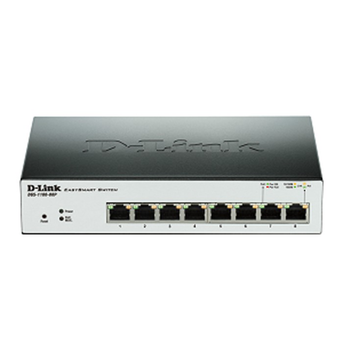 DLink DGS-1100-08P EasySmart Switch 8-Port Gigabit PoE