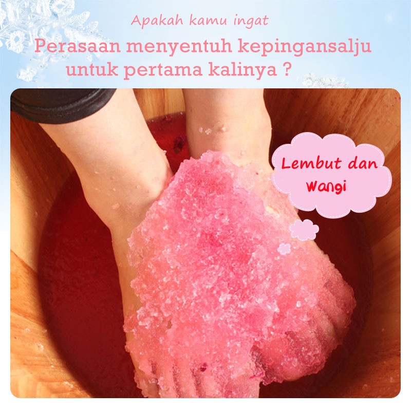 【 COD 】JELLY FOOT SPA PEDICURE / JELLY DETOX TREATMENT PEDICURE foot bath salt spa penghilang bau kaki