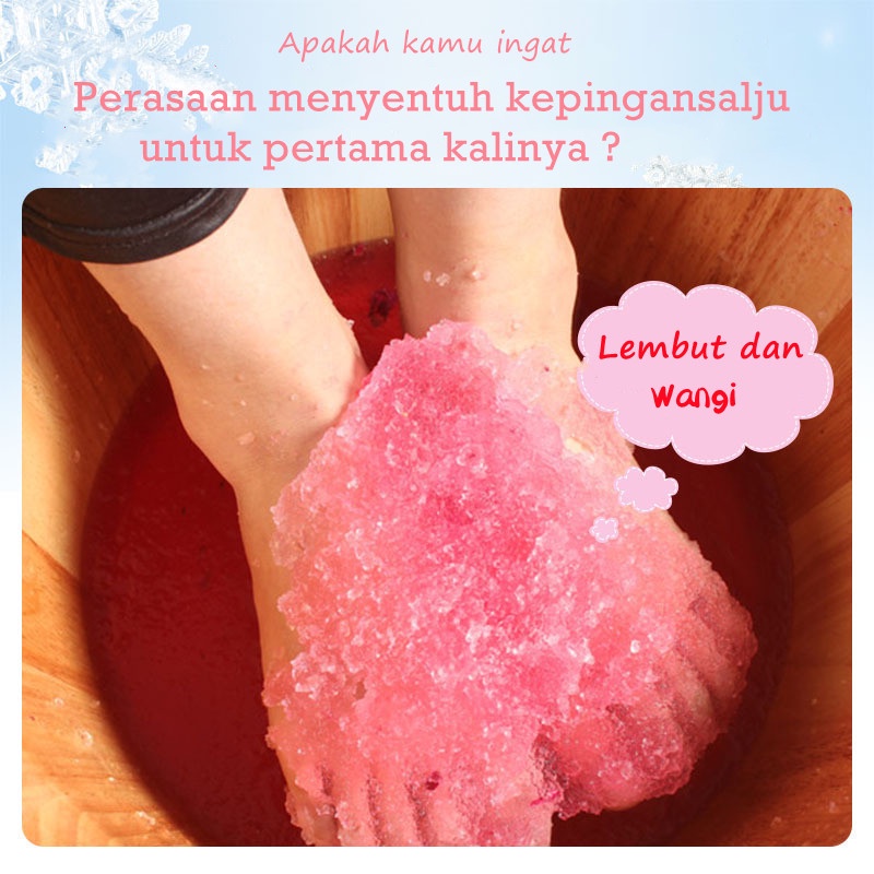 Pretty JELLY FOOT SPA PEDICURE / JELLY DETOX TREATMENT PEDICURE foot bath salt spa penghilang bau kaki