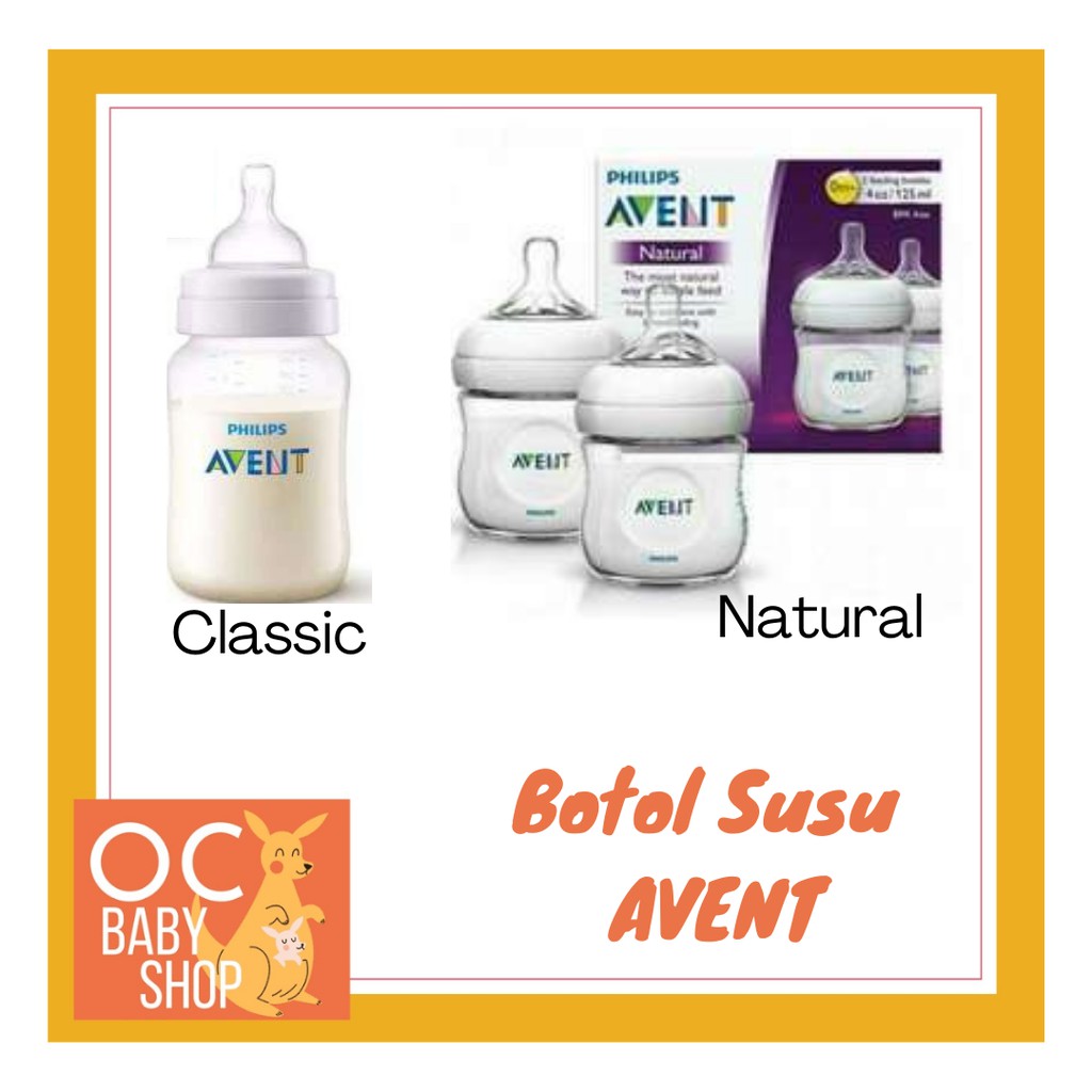 Botol Susu Philips AVENT Natural & Classic