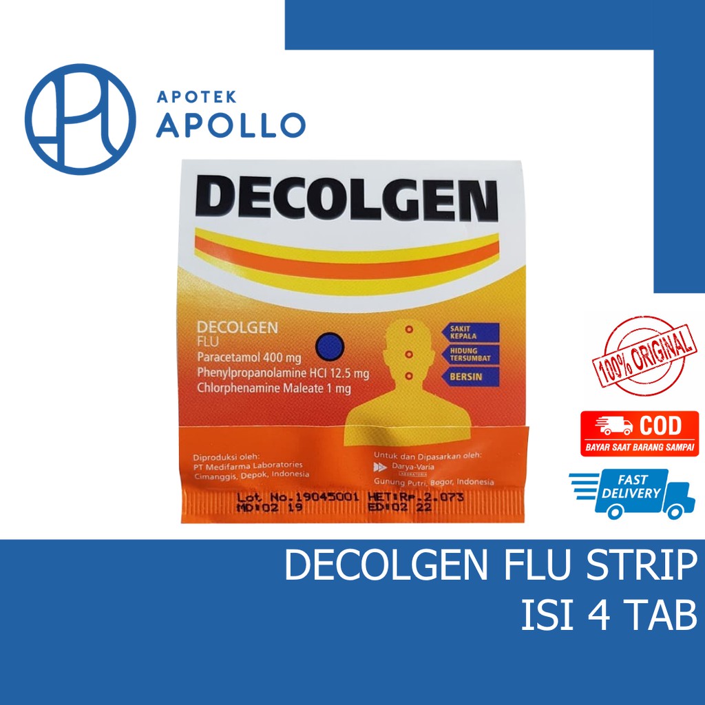 DECOLGEN FLU STRIP ISI 4 TABLET