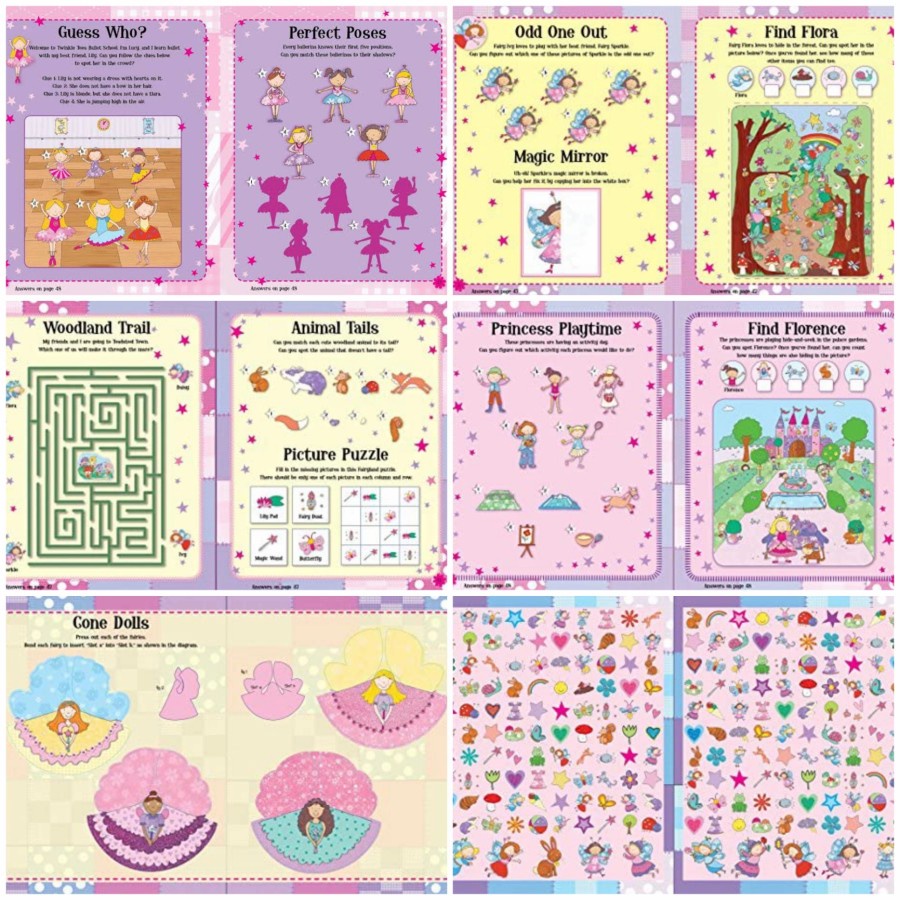 Let's Pretend ! Sticker and Activity Book Buku Anak Aktivitas Stiker