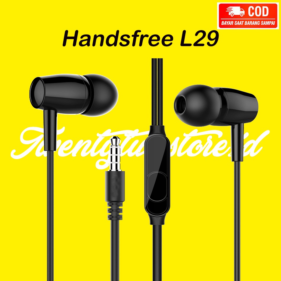 Headset Handsfree L29 | Headset L29 | Earphone L.29 Bass