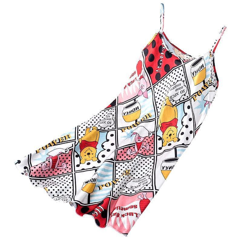 BC - Daster Satin Veluci / daster tali satu wanita-Pooh