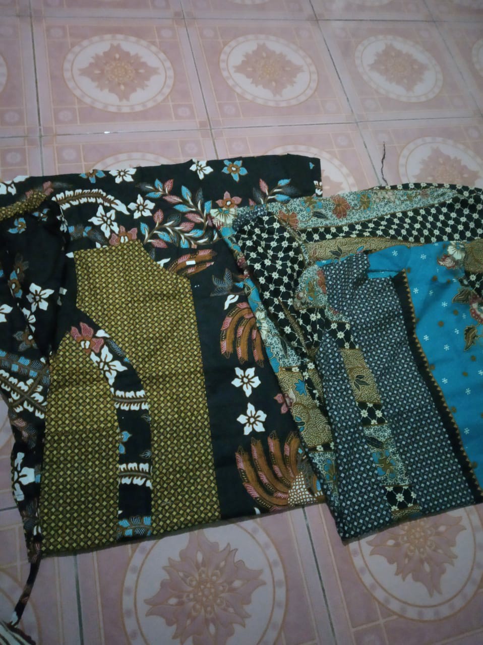 Gamis Batik Manggar,sekar,cantik, Kubis,kupu,padi,daun