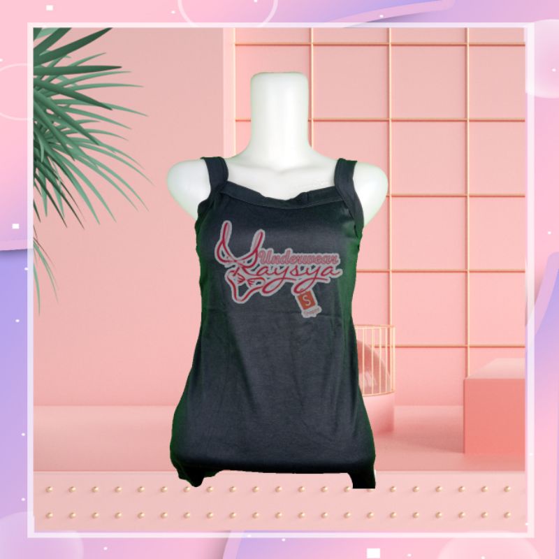 Tanktop Tali Jempol Merek Beverly/Lush I Pakaian Dalam Wanita Dewasa|Singlet Wanita|TankTop