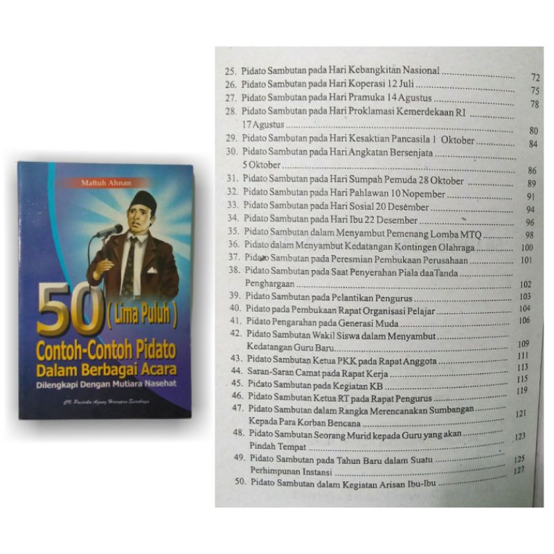 Kumpulan Buku Pidato Bahasa Indonesia Inggris Jawa Dan Khutbah Jum At Shopee Indonesia