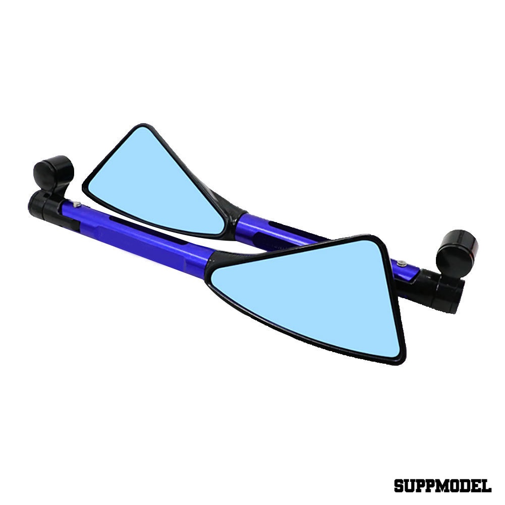 Spm 1 Pasang Kaca Spion Motor Universal Bahan Aluminum Cnc