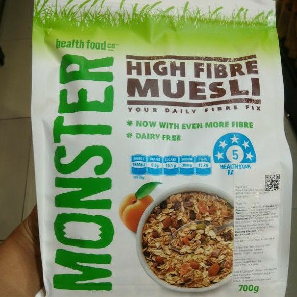

MONSTER High Fibre Muesli 700g
