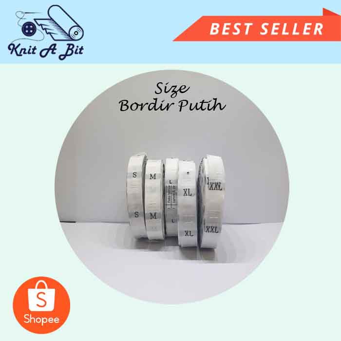 

Label Size Bordir Putih