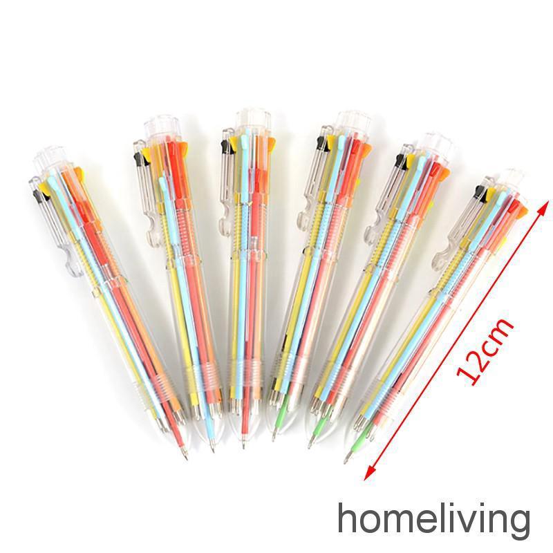 8 in 1 Pen Ballpoint Warna Warni untuk Sekolah Kantor 8 in 1 Pen Ballpoint Warna Warni untuk Sekolah Kantor