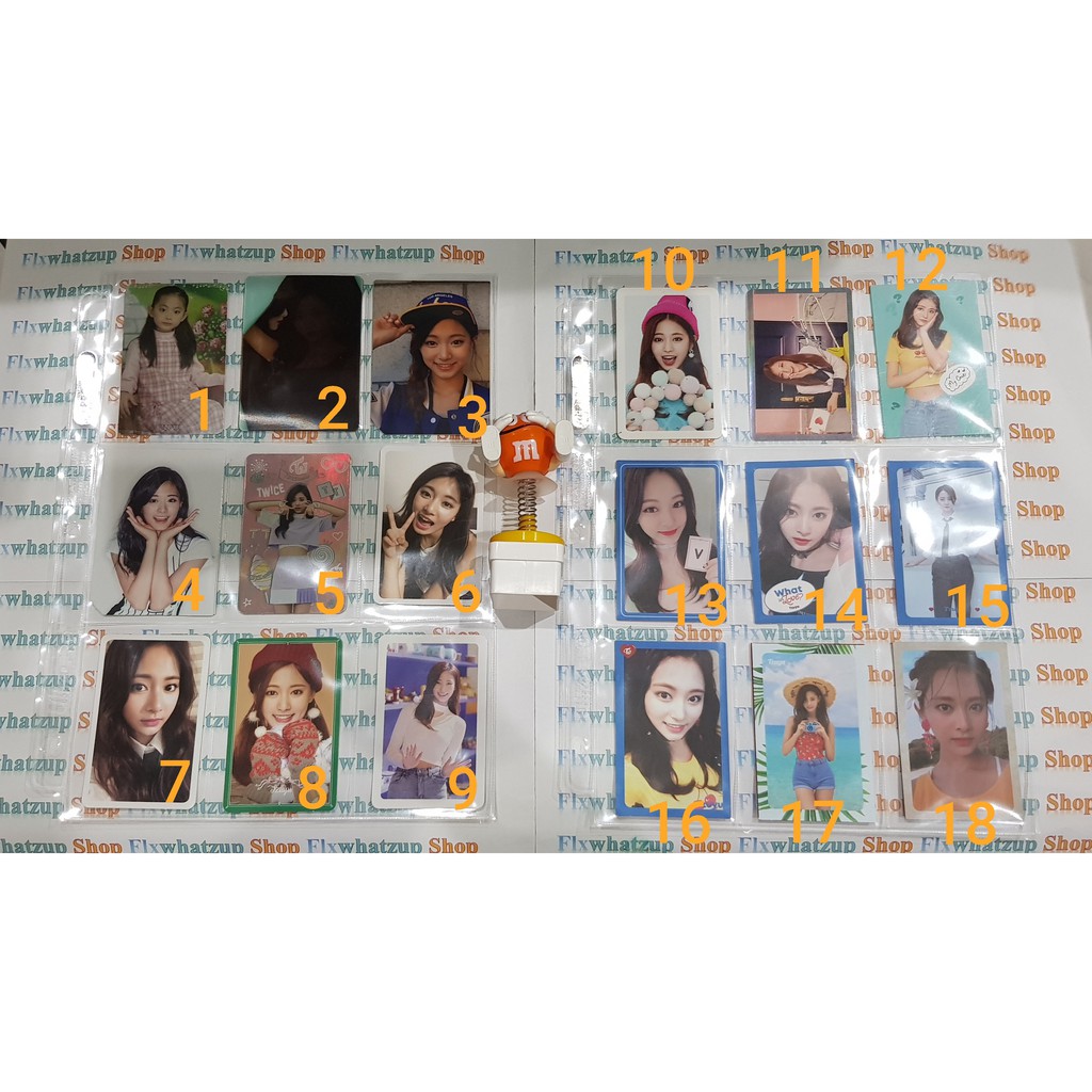 Twice Tzuyu Official Photocard (All ERA) - TSB, Page Two, TCL, Signal, WIL, Yes or Yes &amp; Fancy