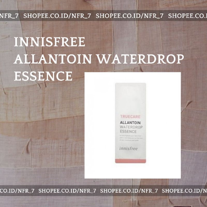 🇰🇷 TERMURAH - Innisfree Allantoin Waterdrop Essence 1 ml, Sample Pack, Kemasan Contoh atau Sampel