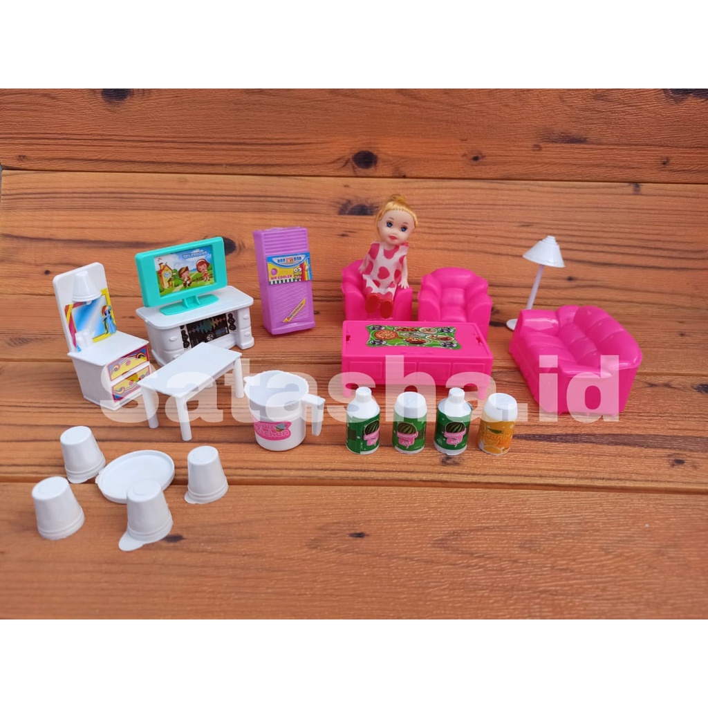MAINAN ANAK MURAH/MAINAN BARBIE PERLENGKAPAN RUMAH FI.558