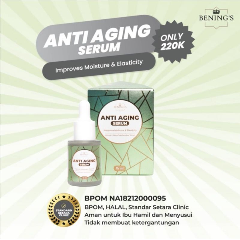 ANTI AGING SERUM BENINGS SKINCARE DR. OKY PRATAMA