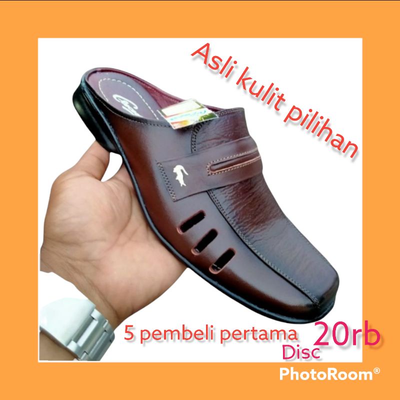 SEPATU SLOP KULIT BUSTONG/SEPATU SLOP KULIT ASLI/SEPATU KULIT/SEPATU COVERSE HAND MADE/CONVERSE HOME