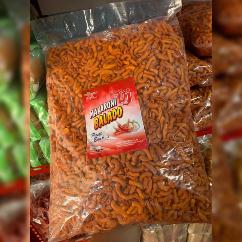 

Makaroni Rasa Balado Berat 1 Kg