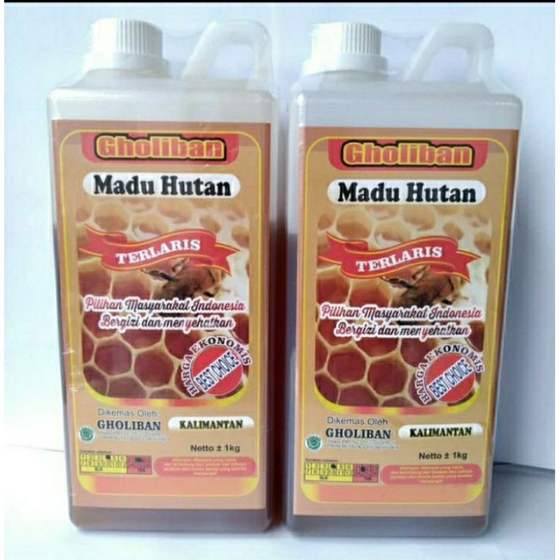 

Madu Hutan Kalimantan Gholiban plus Bee Pollen dan Royal jelly 1Kg