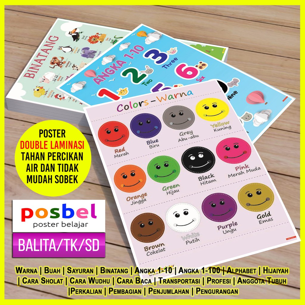 Grosir Poster Belajar Mainan Edukasi untuk Anak Bayi TK Grosir Poster Belajar Mainan Edukasi untuk Anak Bayi TK