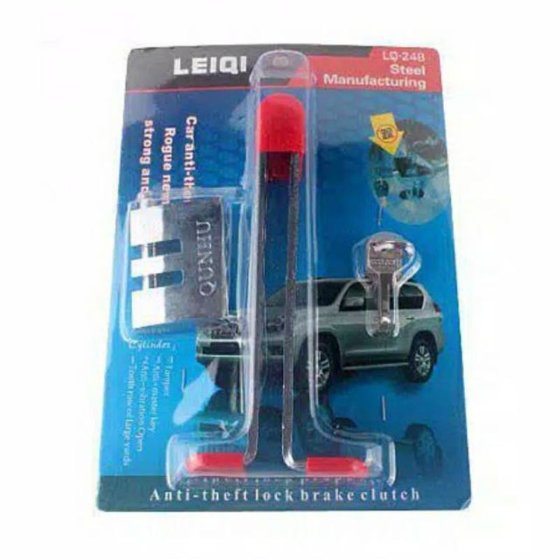 Kunci pedal kopling mobil pengaman anti maling LQ-248 pedal kopling mobil anti thief anti theft