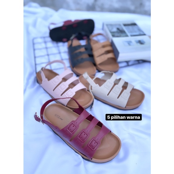 GJAZ SLING SANDAL TRIAPPLE (3 STRAP) WATERPROOF IMPORT