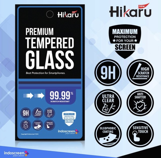 Anti Gores Tempered Glass Samsung M20 Indoscreen hikaru