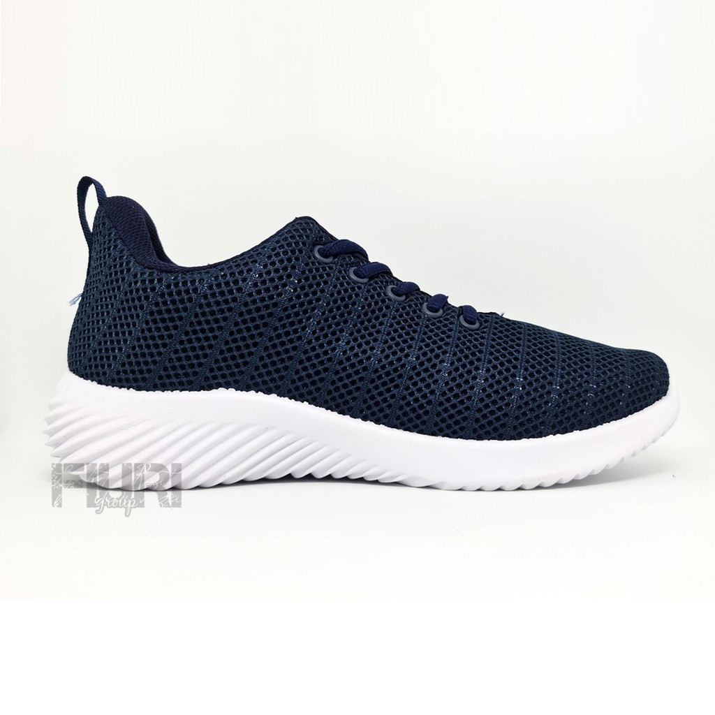 FIURI - ANDO Original - Ruben 39-43 Biru Navy - Sepatu Kets Pria - Sepatu Sneakers Pria - Sepatu Olahraga Sport Pria - Sepatu Casual Kanvas - Sepatu Jogging Lari Fitness Gym Senam Pria - Sepatu Sekolah Bertali SMP SMA