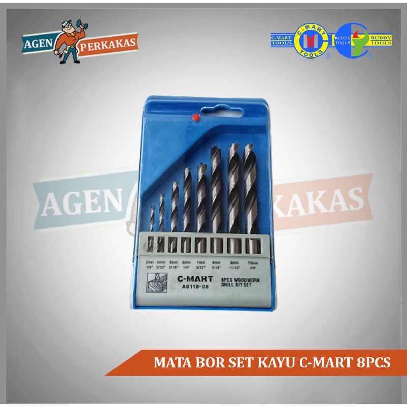 C-MART MATA BOR SET KAYU 8PCS CMART