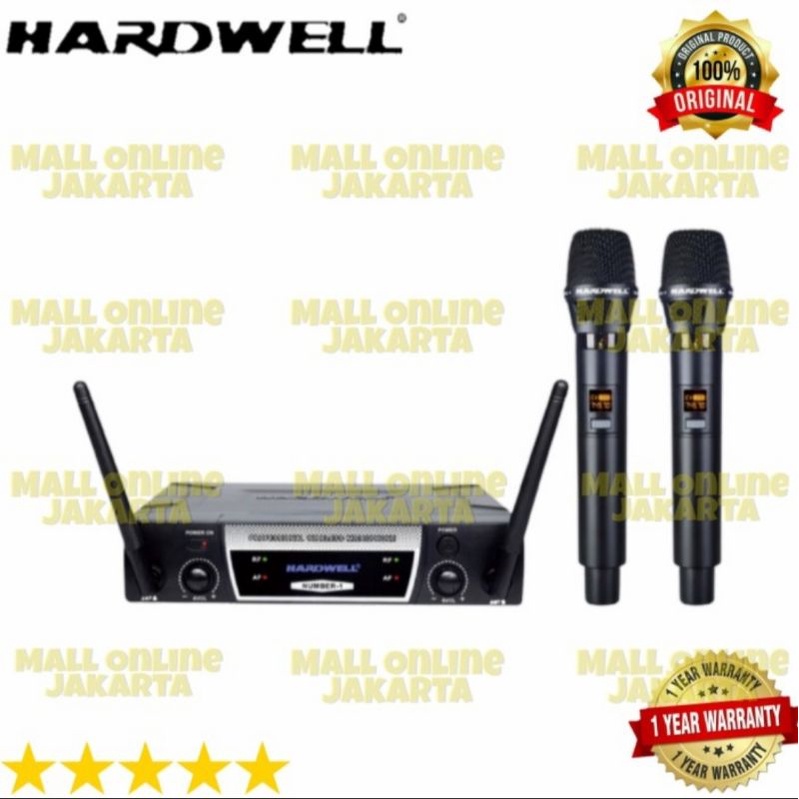 Mic wireless Hardwell Number 1 Original Microphone Handle Number1