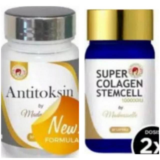 KOMBINASI ANTITOKSIN & STEMCELL V2 MEMUTIHKAN, SEHAT, AWET MUDA & KENCANG