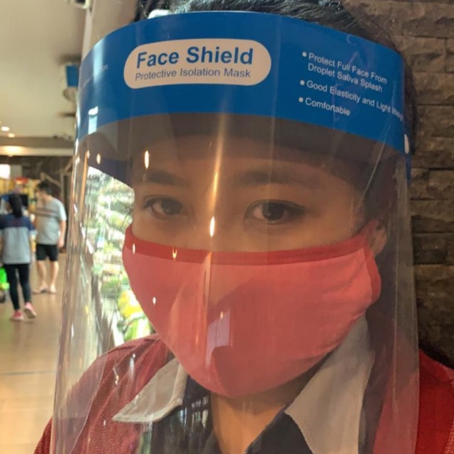 

Face shield merek eagle( produsen alat tulis terkenal)