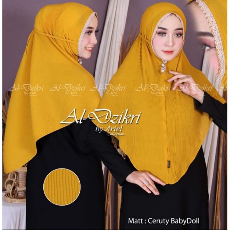 BERGO MARYAM PLISKET RENDA / KERUDUNG MARYAM PLISKET