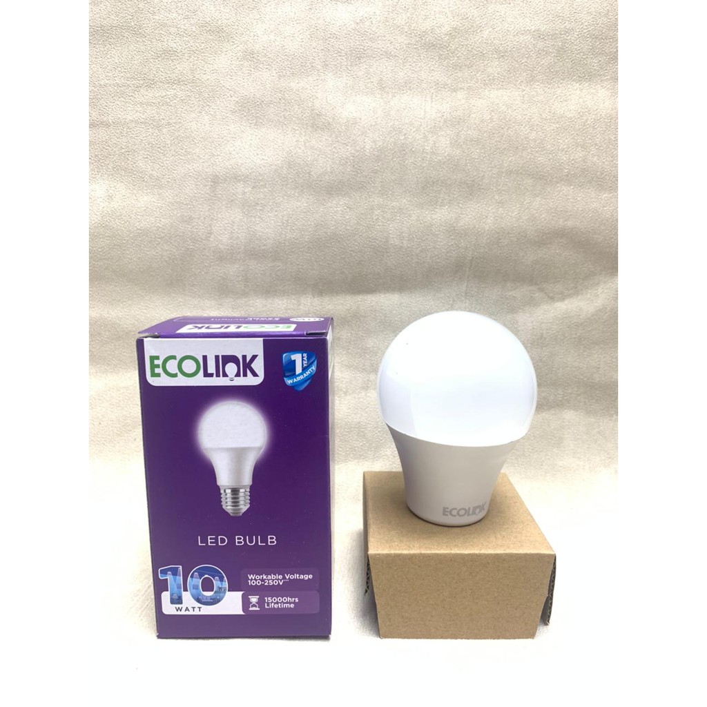 Lampu Bohlam LED Bulb ECOLINK 10w Putih / led 10w putih ECOLINK