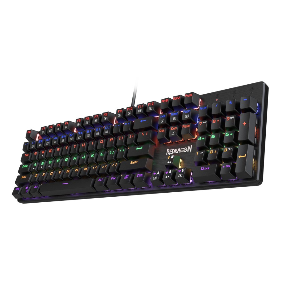 Redragon K608 Mechanical Keyboard Rainbow Full size VALHEIM