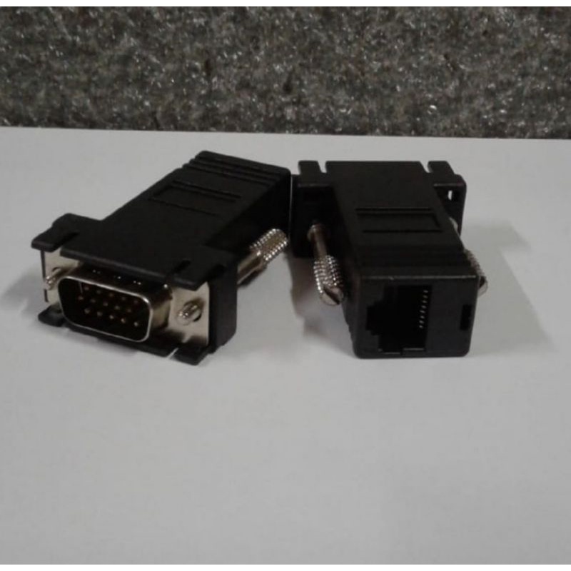 VGA Extender Male to LAN CAT5 CAT6 RJ45 1pc