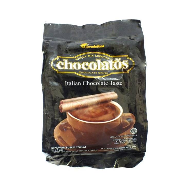 

Chocolatos Drink - Italian Chocolate Taste / 1 Renceng @ 28g x 4 Sachet