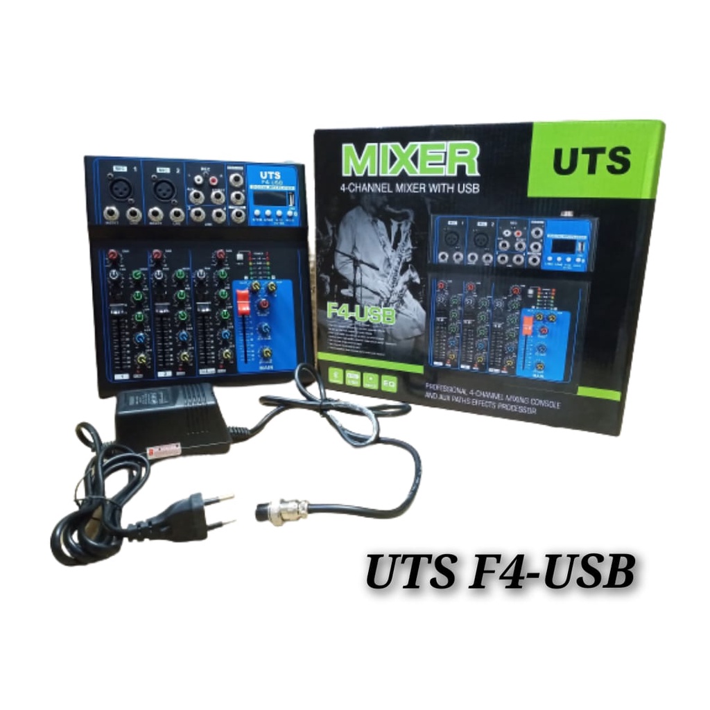 MIXER 4 CHANNEL UTS F4-USB PROFESSIONAL MIXER